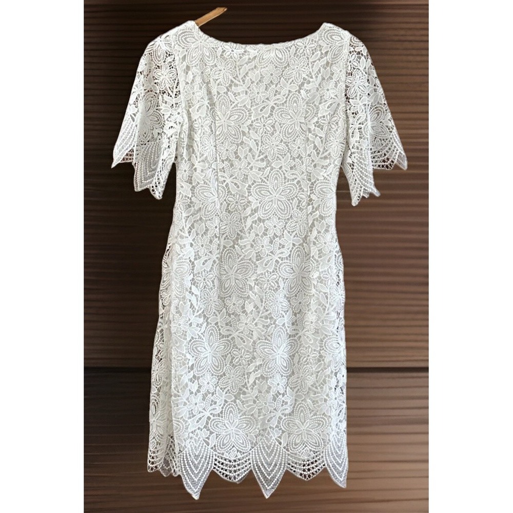 Anthropologie Charleston Lace Mini‎ Dress Retail $180 Sz 0 Gorgeous Worn Once - Picture 5 of 12
